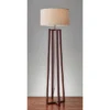 60" Quinn Collection 3-way Floor Lamp Brown - Adesso -Adesso GUEST ed5c154b 5579 4543 a83b 64ed6f5c4aeb