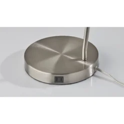 Cleo Desk Lamp Brushed Steel - Adesso -Adesso GUEST f10e34c4 4595 487b bad5 61d0b44378b3