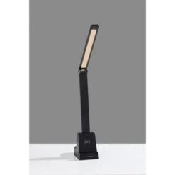 Cody LED Wireless Charging Desk Lamp With Smart Switch (Includes LED Light Bulb) Matte Black - Adesso -Adesso GUEST f1b0ee71 3825 467c aae7 c8baa4edb52a