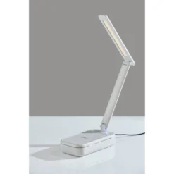 UV-C Sanitizing Table Lamp With Wireless Charging And Smart Switch White (Includes LED Light Bulb) - Adesso 12 UV-C Sanitizing Table Lamp With Wireless Charging And Smart Switch White (Includes LED Light Bulb) - Adesso -Adesso GUEST f242b6dd 5328 4e04 9ccd cf2a7217070c