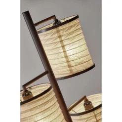 74" Bellows Tree Lamp Brown - Adesso 7 74" Bellows Tree Lamp Brown - Adesso -Adesso GUEST f3ab5c07 86fa 438f 9f73 6eb9ddc5a8a9