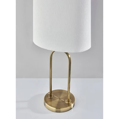Joey Table Lamp Antique Brass - Adesso 6 Joey Table Lamp Antique Brass - Adesso - Image 4