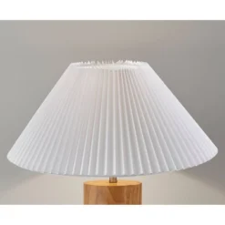 Adesso Marta Table Lamp Natural: ETL Listed, Polyester Shade, Metal Body, 1-Way Switch, 25.5" Height -Adesso GUEST f914a646 1b44 48ce bc9f 8da5280cfa71