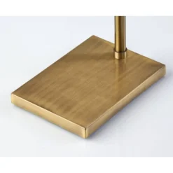 1-Light Dalton Floor Lamp Antique Brass (Includes Light Bulb) - Adesso -Adesso GUEST fc1ae190 4eb9 4b5c 8867 ac701b2493e6