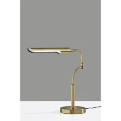 Adesso Zane Desk Lamp: 17" Adjustable, 3-Level Touch Sensor, ETL Listed, Metal Shade, Includes LED Bulb -Adesso GUEST fc7d93f1 b37d 4886 a2a5 6525441aaf02